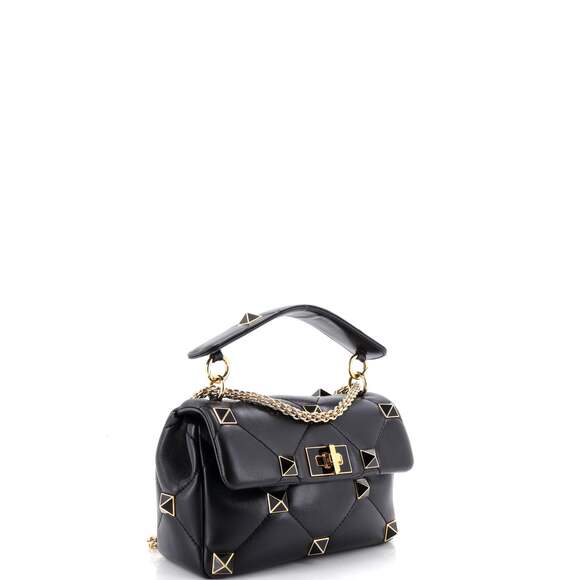 Valentino Garavani Roman Stud Flap Bag #239738V19B - Picture 2 of 6